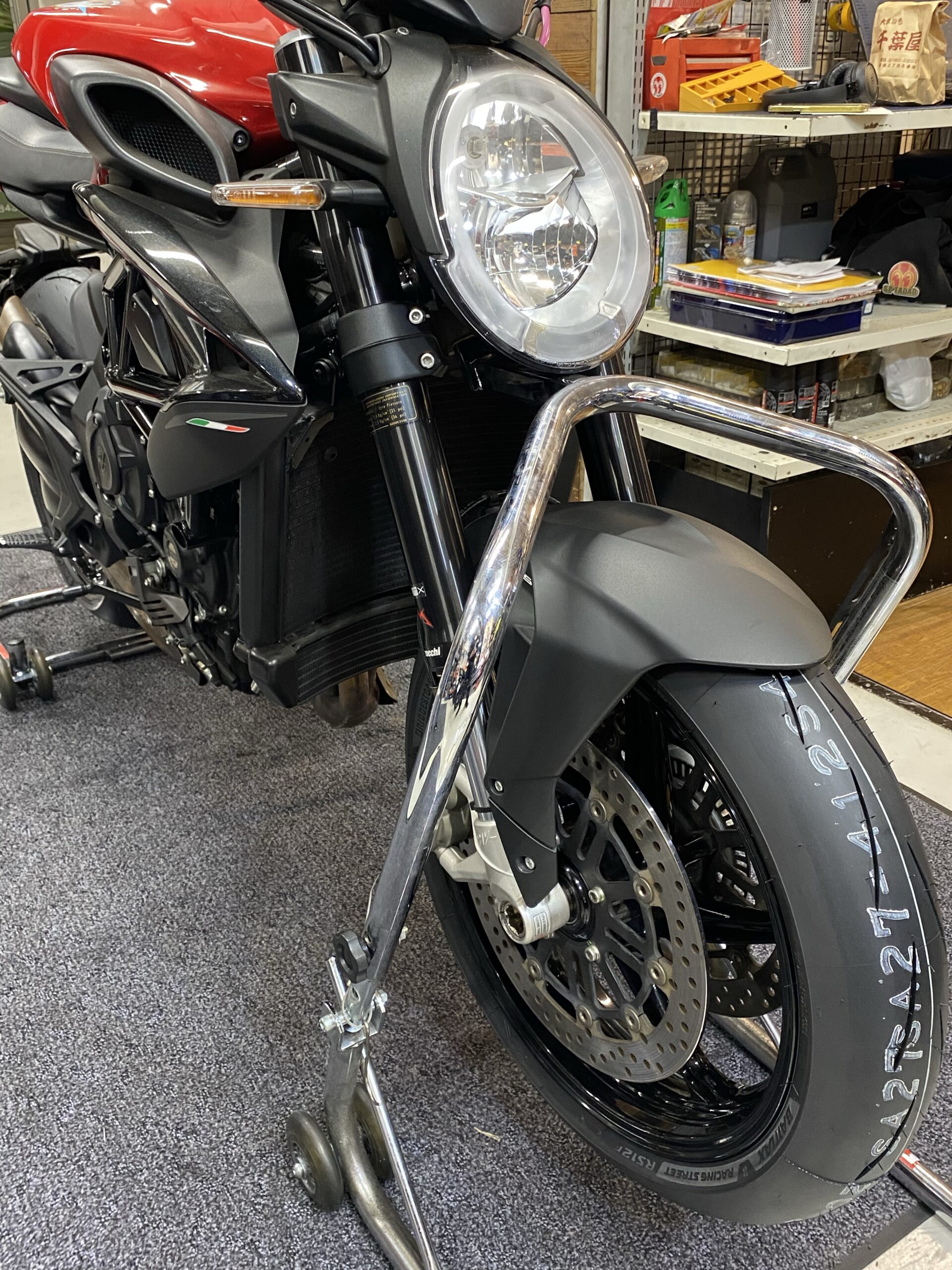 【MVアグスタ ブルターレ × ブリヂストンRS12 インプレッション】